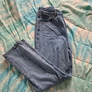 pacsun light washed mom jeans size 26